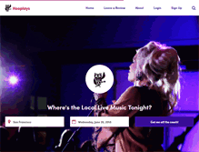 Tablet Screenshot of hooplays.com